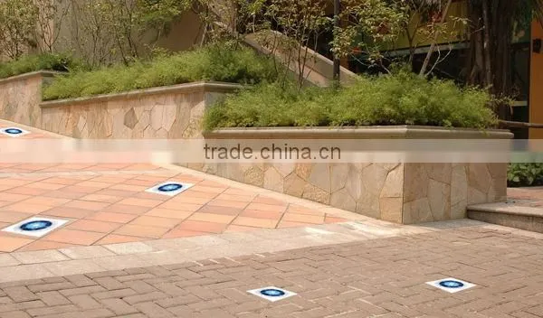solar recessed floor lighting