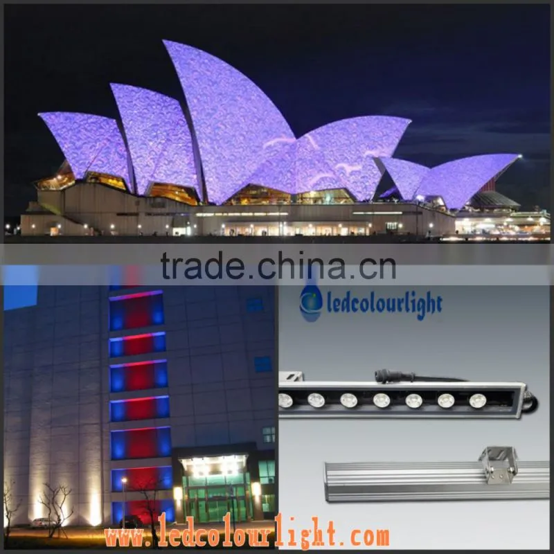 IP65 18w/24w/36w outdoor linear led wall washer dmx512 led rgb wall washer