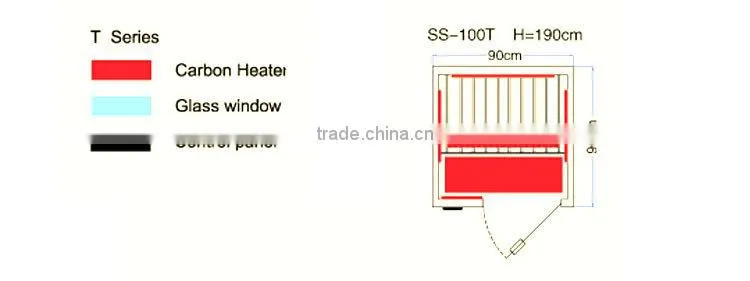 House cleaning premium portable mini sauna tourmaline infrared