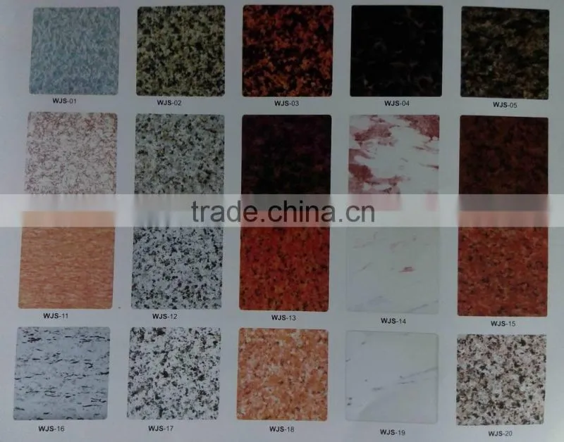 Rich color marblezing panel/imitation granite aluminum panel