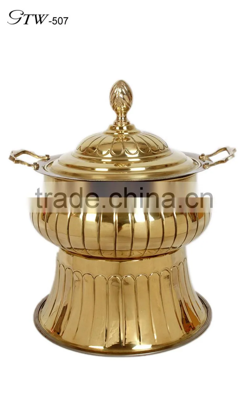 wholesale stainless steel 2 tiers chaffing dish buffet food warmer