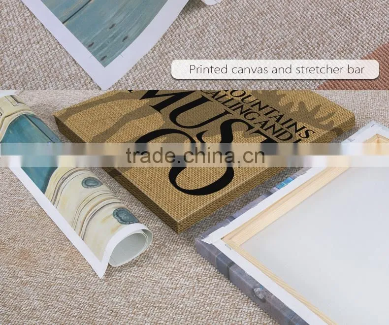 2016 new style popular letter painting with the competive price canvas