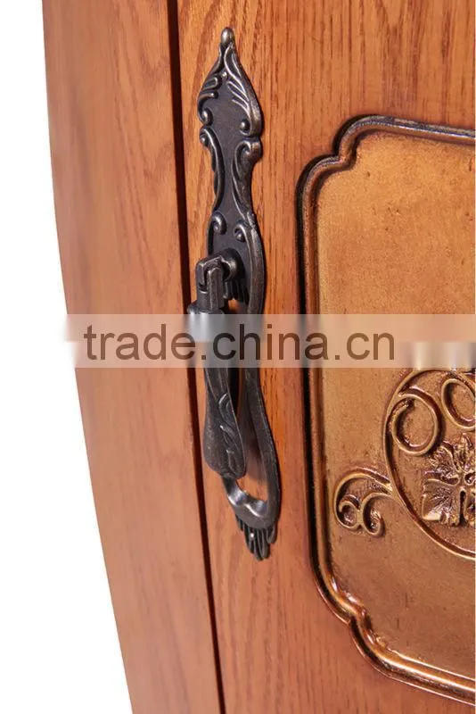 SICAO JW-18B Wooden Barrel 48 Liter hold 18 Bottles Wine Fridge Wooden Wine Cabinet