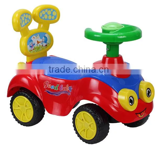 New Hot sale new 4 wheels kids plastic car slide scooter carrier ride on car Q01-1