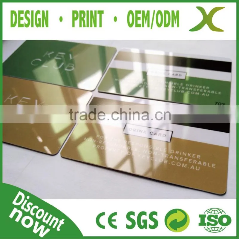 Free Design~~~!!! PVC Loyalty card/ Gift card / CMYK Printed PVC card
