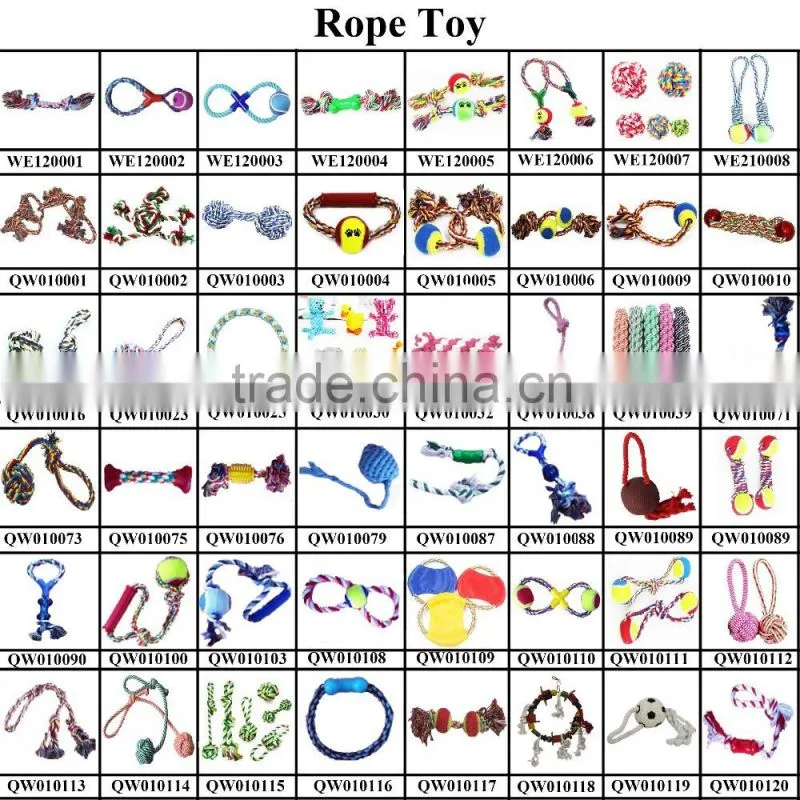 Dog Rope Toy Knots Rope Dog Toy Puppy Pet Chew Durable Toys