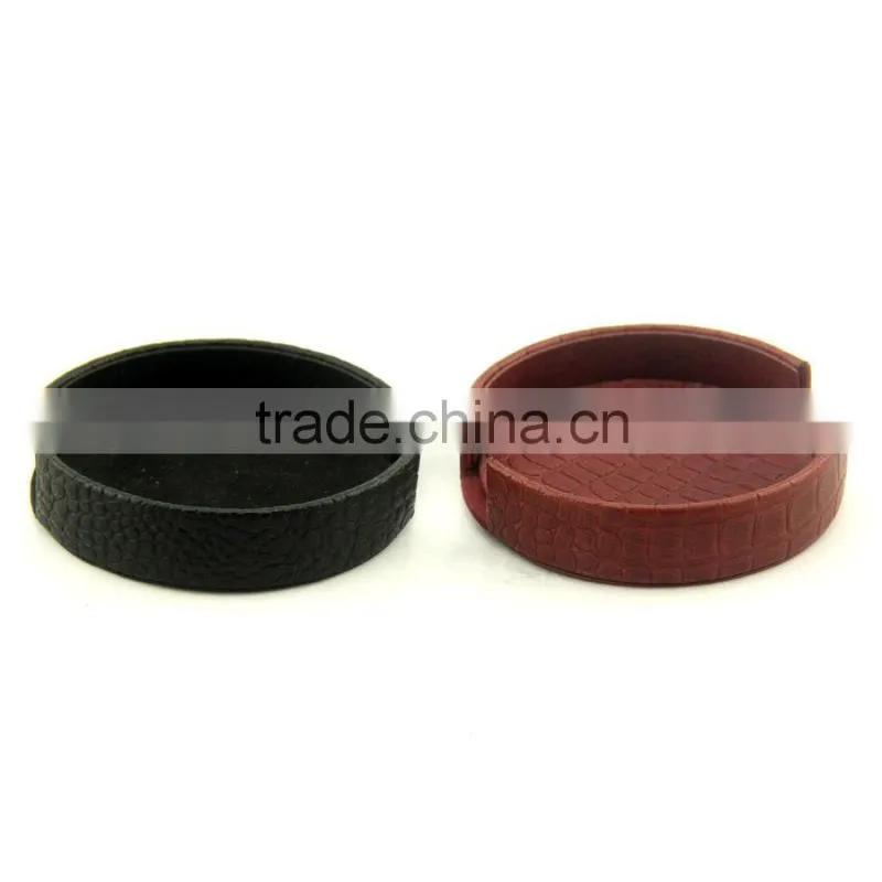 round leather coaster wholesale