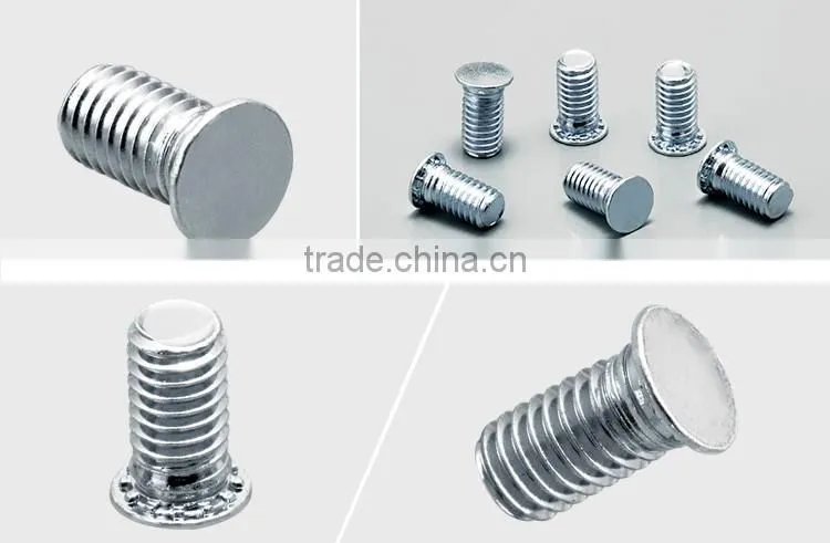 Factory flat head self clinching stud/self clinching screw for cabinet & sheet metal