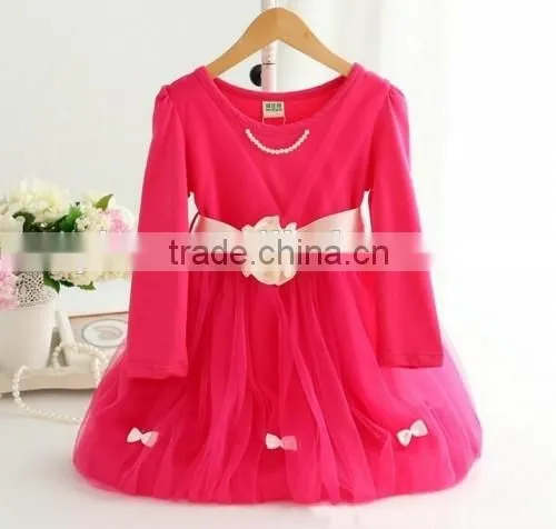 2016 wholesale kids beautiful model dresses cotton dress summer dresses for kids