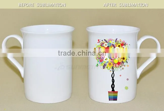 Sunmeta cheap mug, blank sublimation bone china mug