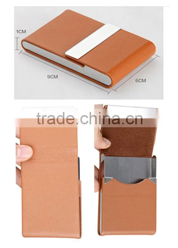 Fashion pu leather card case,pu id card case