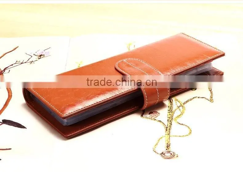 leather business card holder/luxury credit card holder card holder wallet women