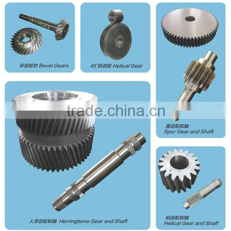 Gear box transmission bevel gear for brush cutter