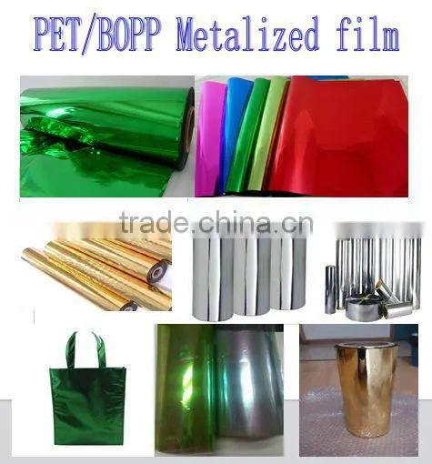 Customized Glossy Metal thermal lamination film silver,gold,and coloured