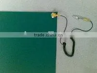 ES14101 glossy/dull blue black gray antistatic rubber table mat ESD table mat