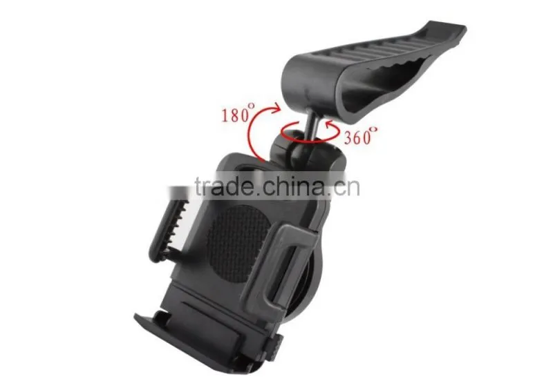 Latest mobile phone holder with sunlight shield car mount holder for phone PDA GPS
