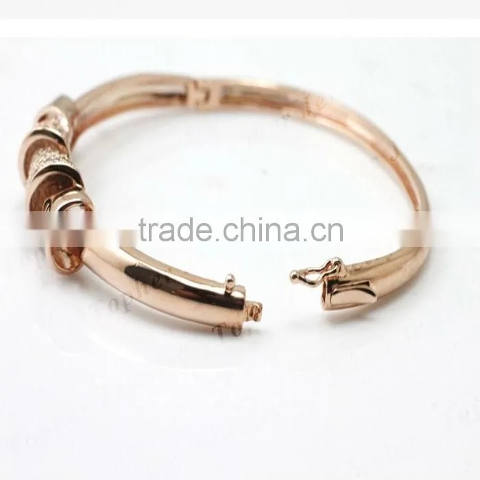 Stunning 925 Sterling Silver Micro Pave Setting Cubic Zirconia gold bangles latest designs