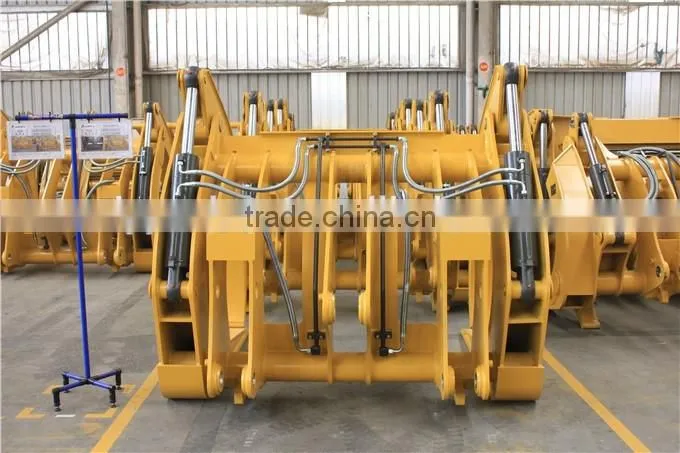 SDLG LG953L Log Grapple, Heavy duty Log Fork for sale, Specialize in 5 Ton SDLG Wheel Loader