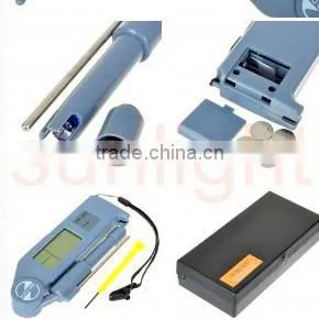 Foldable pH Meter pH/Temp./RH 3 in 1 Meter, ATC, Replaceable pH Electrode, PH-0101