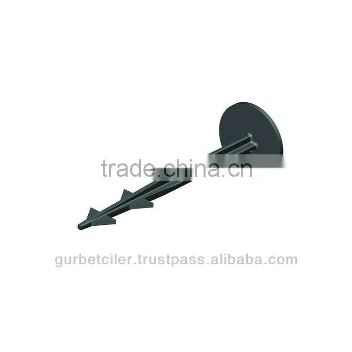 foamboard all insulation nail,plastic insulation nail,insulation fixing nail