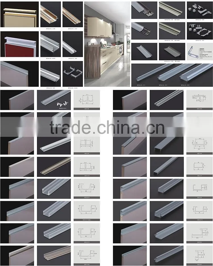 australian standard renovation kitchen cabinets door shoe aluminum hardware handles