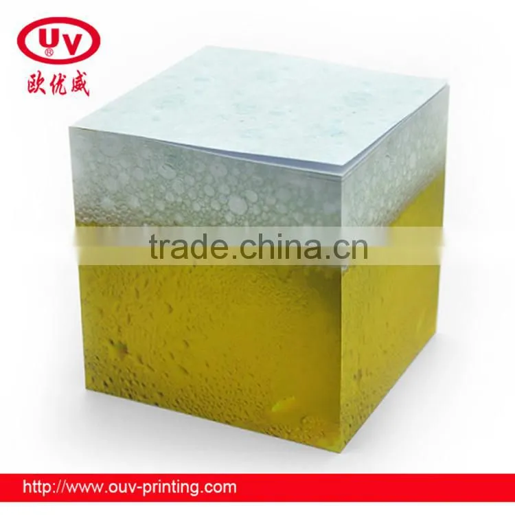 wooden pallet memo cube, sticky note memo cube