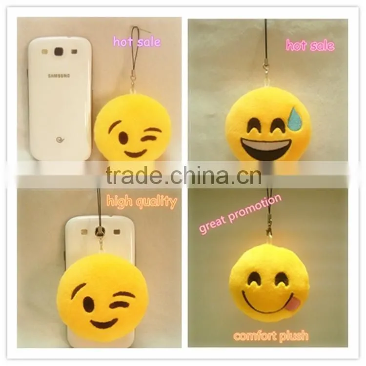 New arrivals promotional customizational design whatsapp emoji bag decoration