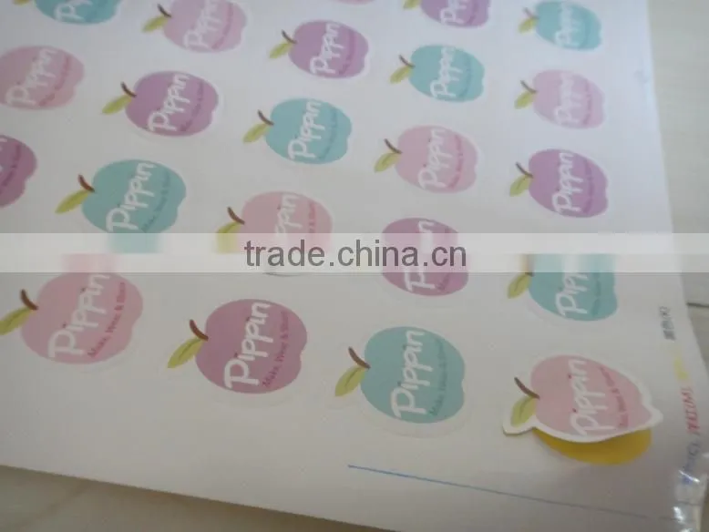 Glim glossy gold vinly sticker with transfer paper for decoration