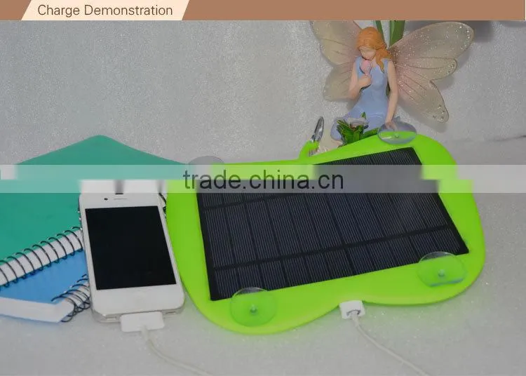 Mini usb solar charger 3W solar panel high quality charger for iphone/samsung/LG/Blackberry