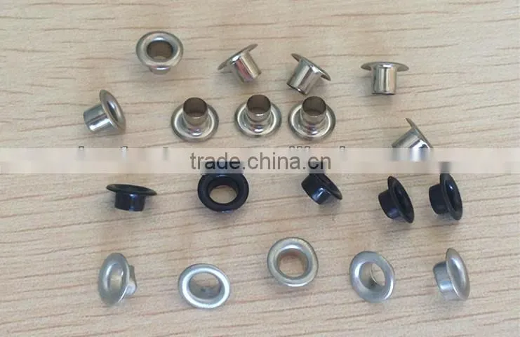 high quality round grommet 6mm metal eyelets for garment