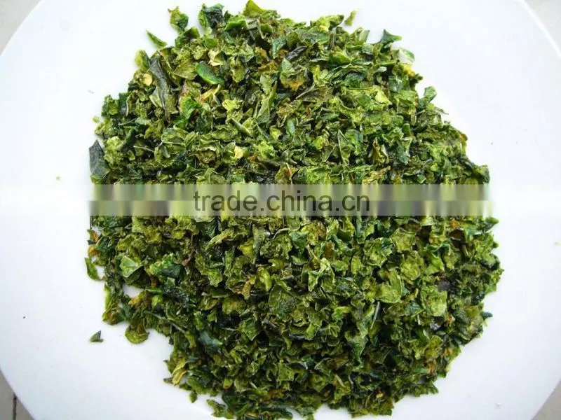 Dehydrated Green Bell Pepper 1-3mm,3*3mm,6*6mm,9*9mm