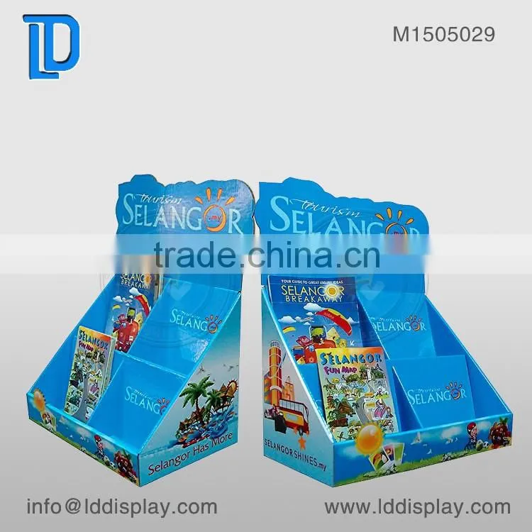 OEM/ODM Printed Display Boxes Custom Cardboard Book Display Counter