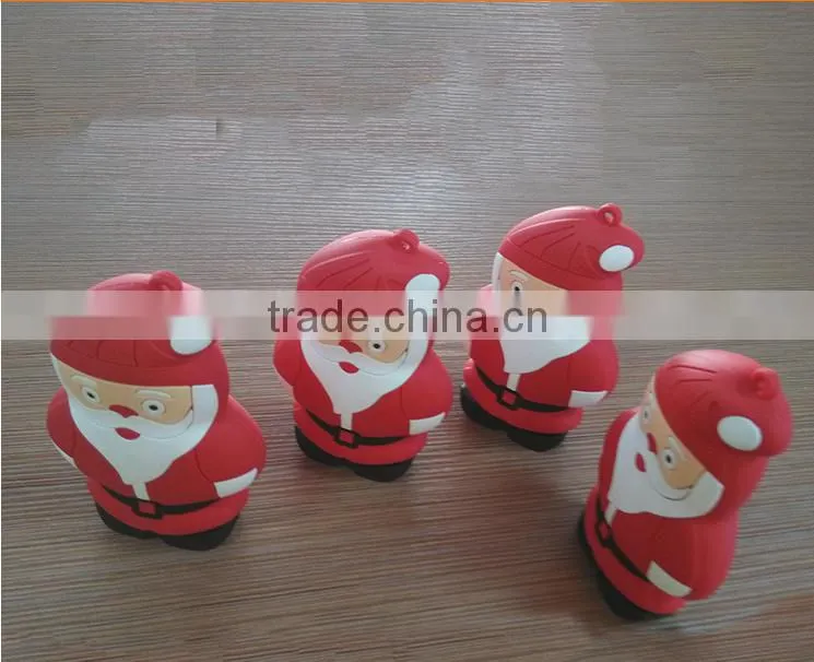 Christmas Gift Power Bank PVC/Silicon Customized Shaped Power Banks/Charger