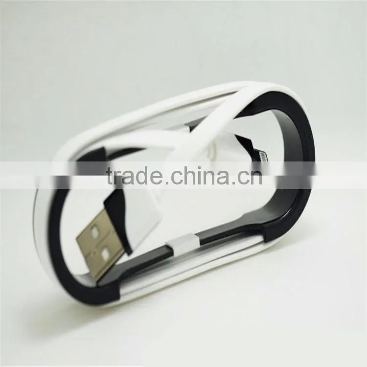 For iphone 6 usb cable with Double Color Noodle cable mobile phone accessories