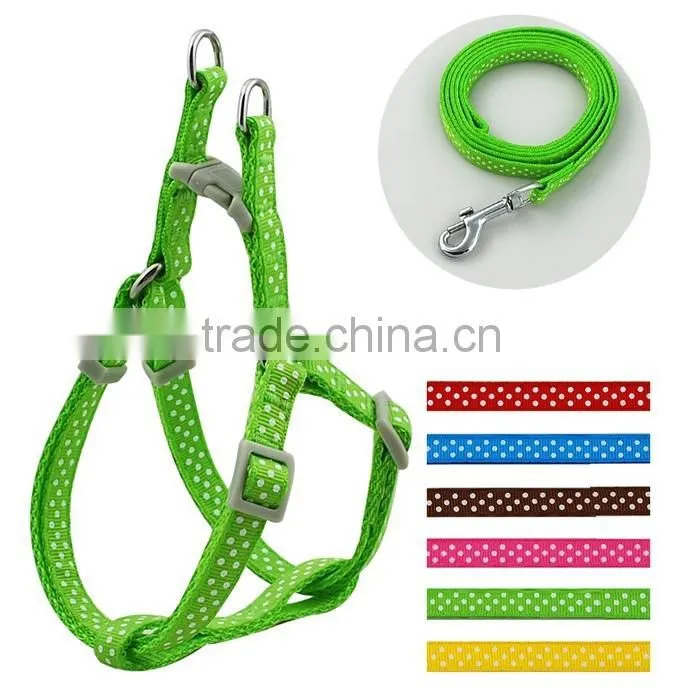 Hot Sales Pet Accessories Nylon Dog Leash, Dog Harness S/M