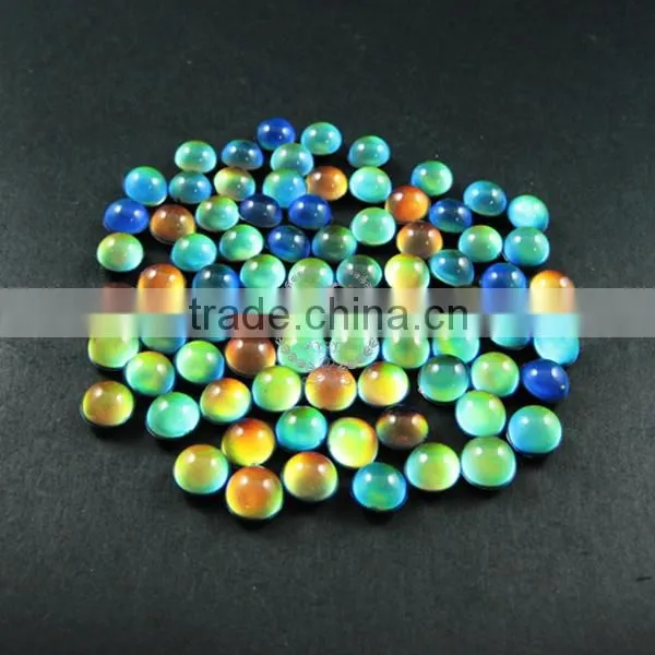 8mm color change round mood cabochon for DIY mood rings,charms supplies fingdings 4110119