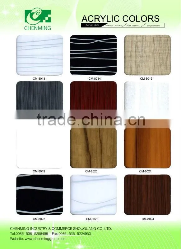 high gloss acrylic MDF board for decoration