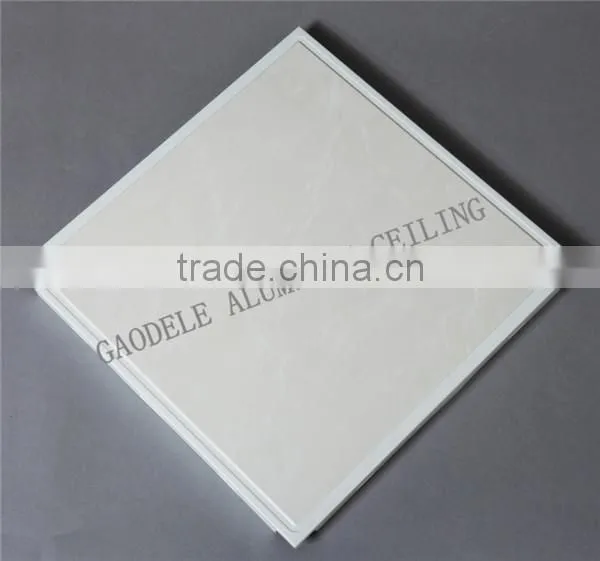 Stone Pattern Aluminum Ceiling Tiles for Bathroom 300*300mm