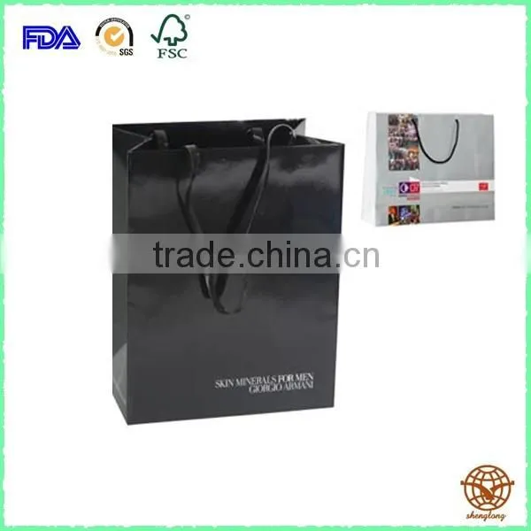 Custom printed design Kraft paper bag , Factory driect sale shopping bag