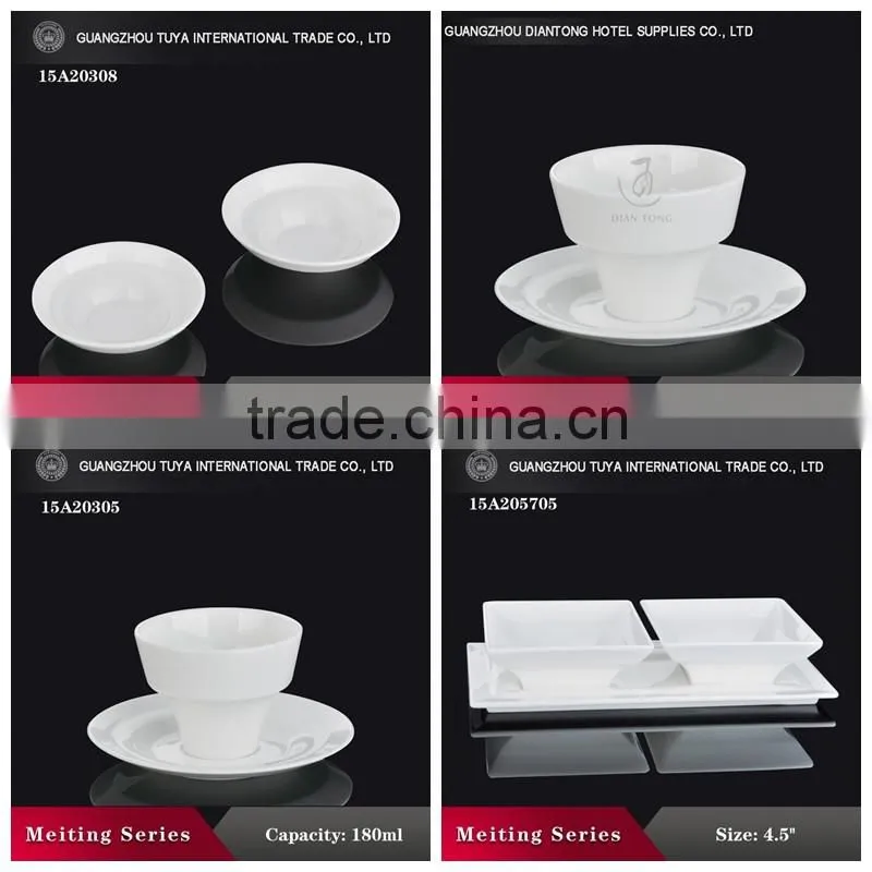 Beautiful high white wholesale ceramic dinner sets