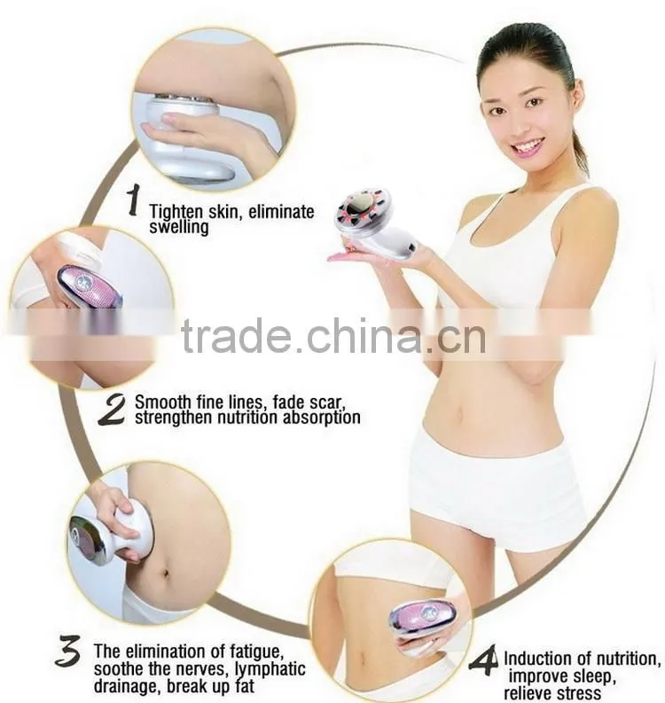 Promoton handheld mini led rf 3 in 1 ultrasonic slimming device for sale