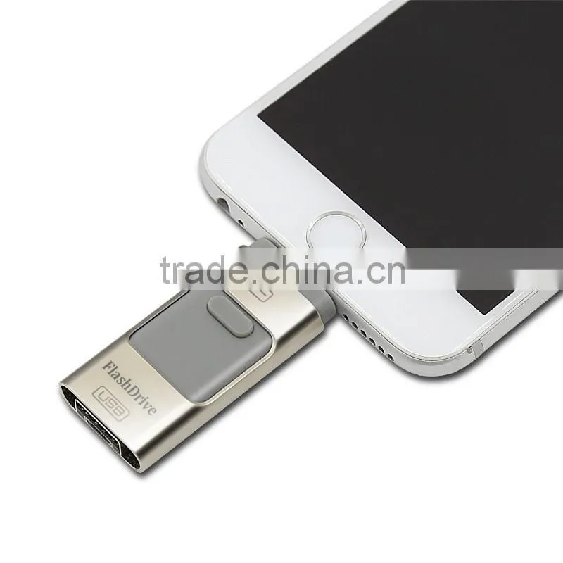 Pen drive HD memory stick Dual purpose mobile OTG Micro USB Flash Drive 16GB 32GB 64GB PENDRIVE For iPhone 6 6s Plus 5 5S ipad