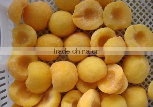 iqf yellow peach diced