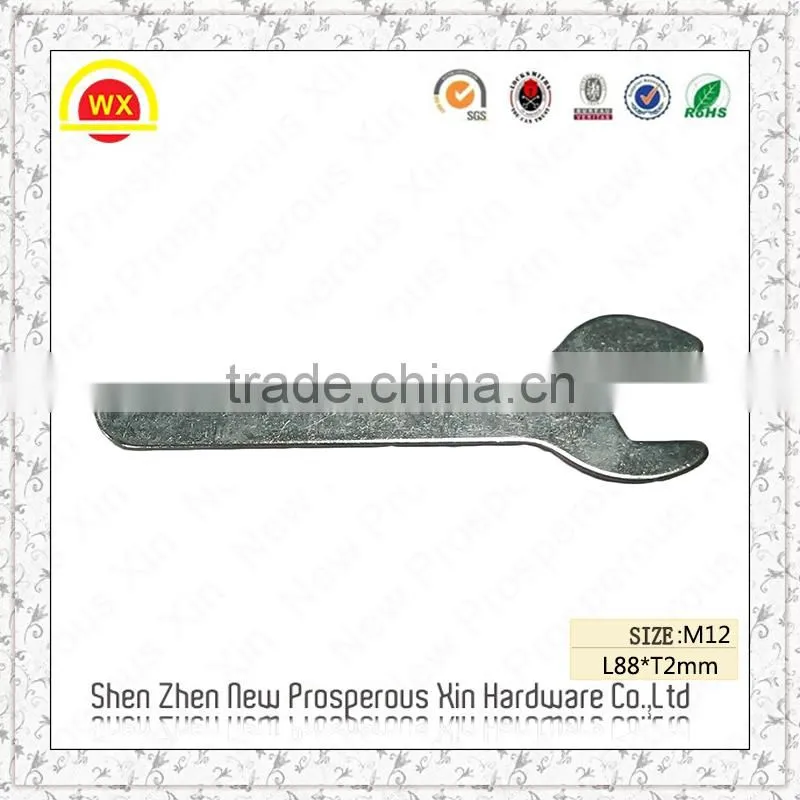 Carbon steel open wrench M12 88mm hexagon wrench