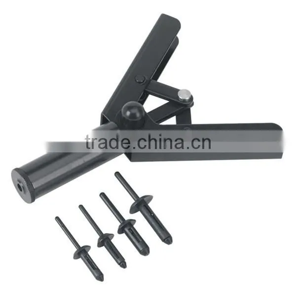237pc Assorted Plastic Blind Rivet With Rivet Gun Tool Kit