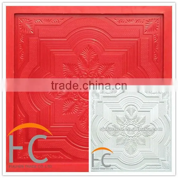 gypsum ceiling board making machine with 100 pieces 600x600mm moulds