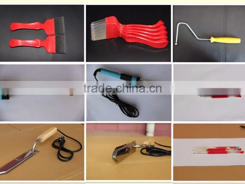 Beekeeping equipment stainless steel leather bee smoker for hot sale