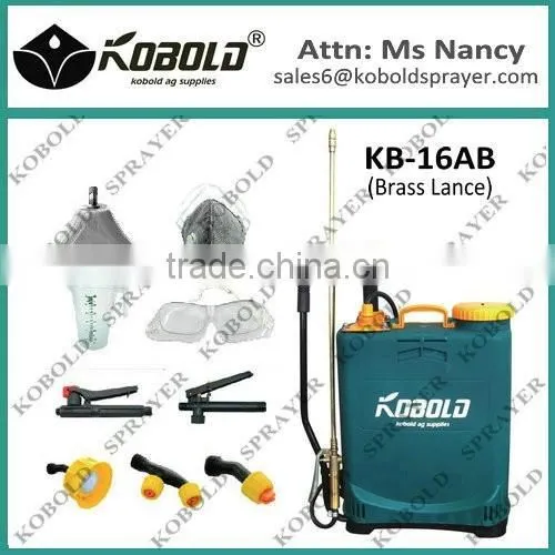 16L Garden Knapsack Double tube pump Sprayer (KB-16AB)