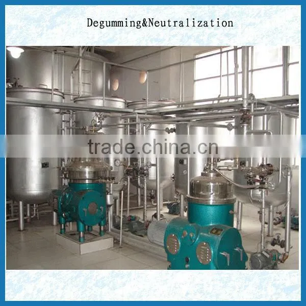 CE&ISO approved crude rapeseed oil refinery plant with low consumption