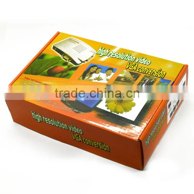 Wholesale High Resolution Video S-Video to Vga converter adapter